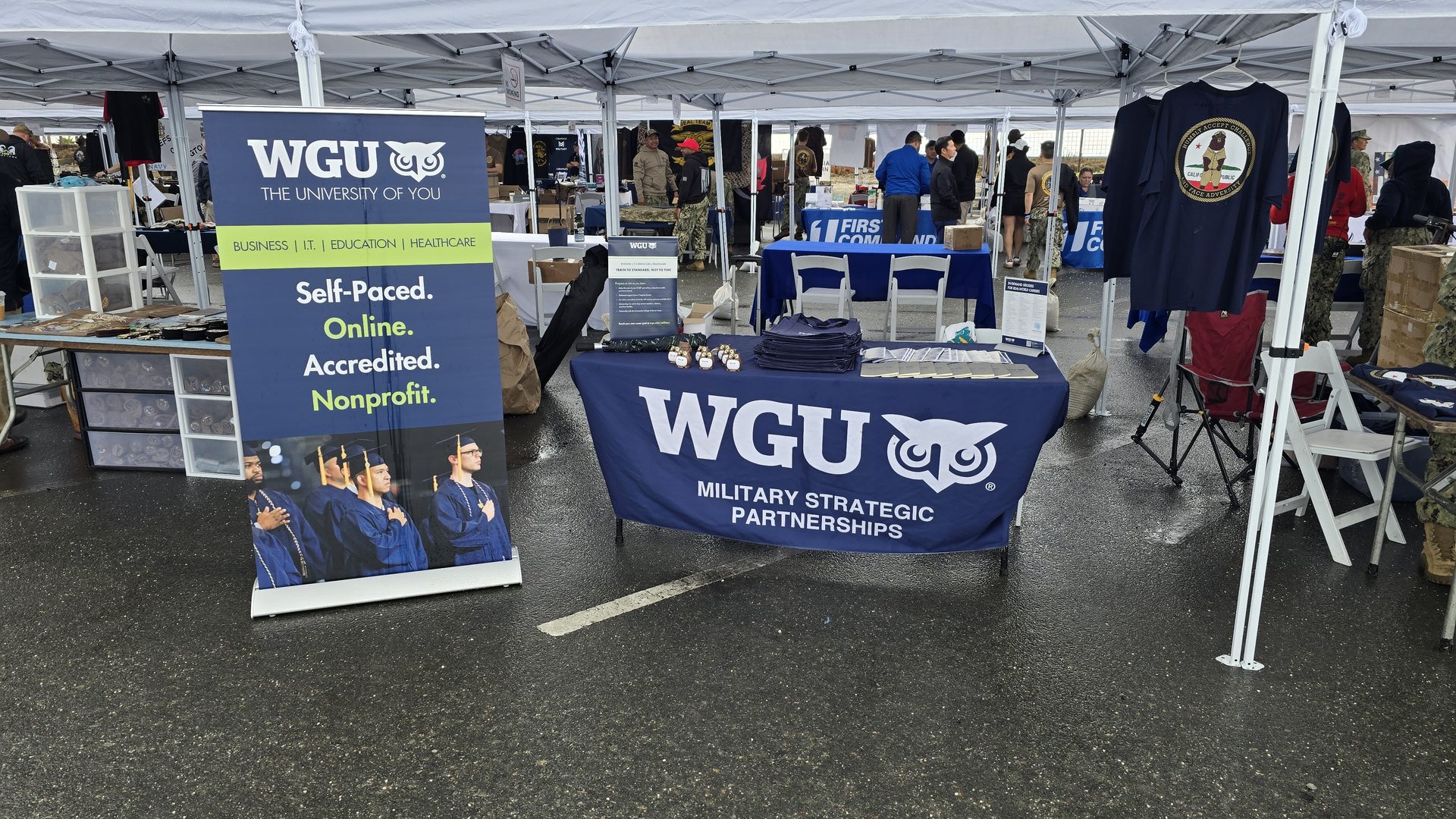 DoD Training Center and WGU Military Strategic Partnerships booth