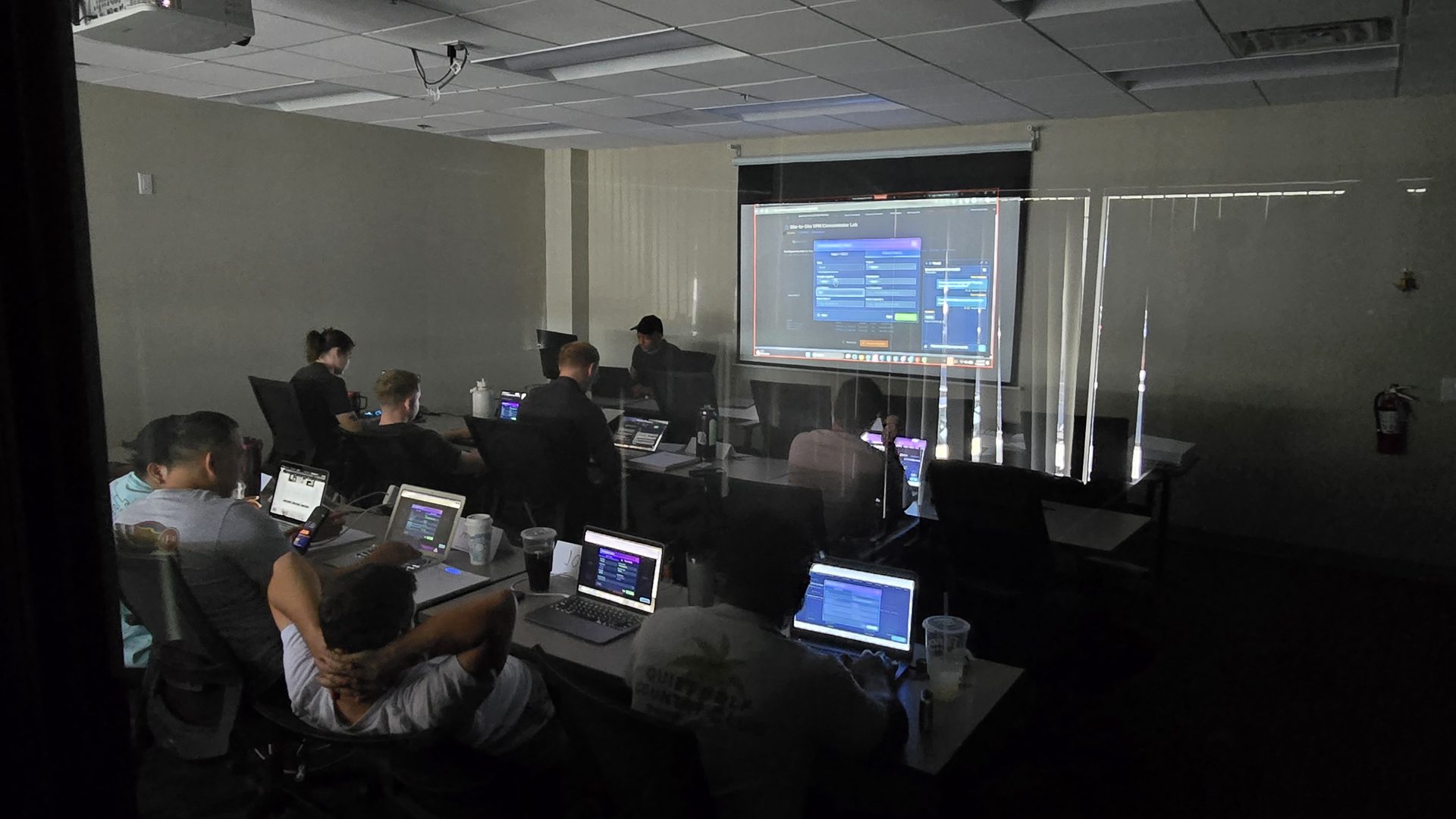 Instructor leading a live certification bootcamp class